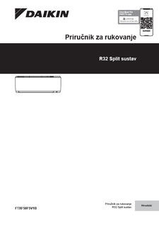 FTXF50F_Operation manual_3PHR717028-11J_Croatian download